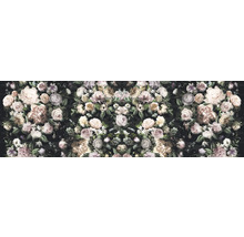 Blumenmuster mit Rosen und Pfingstrosen
