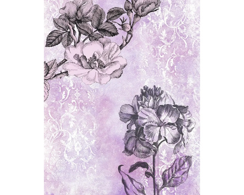 Blumenmuster mit Rosen und floralen Elementen