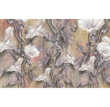 Blumentapete mit floralem Muster