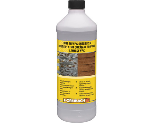 Holz und WPC Entgrauer in einer Flasche