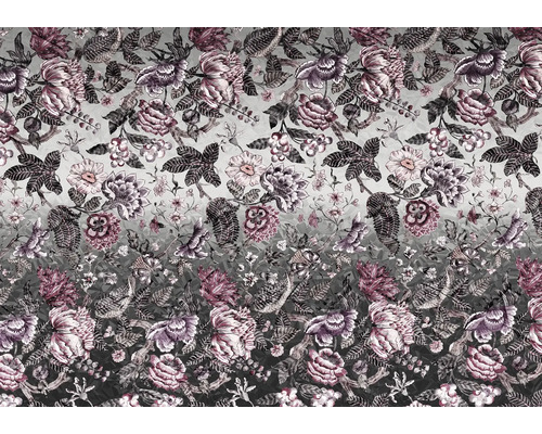 Textiltapete mit Blumenmuster