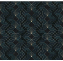 Tapete mit geometrischem Art-Déco-Muster
