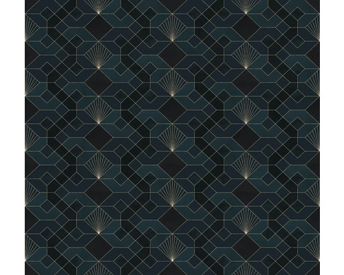 Tapete mit geometrischem Art-Déco-Muster