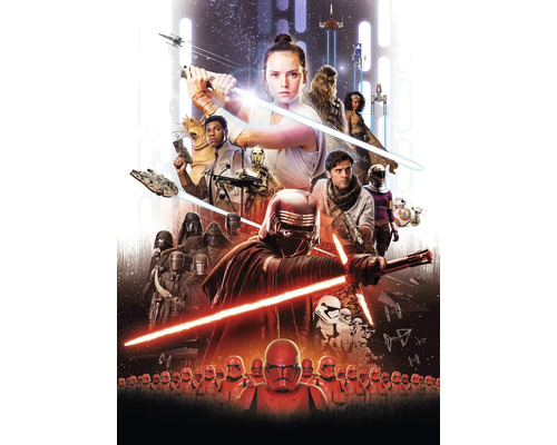 Poster mit Charakteren aus Star Wars: Der Aufstieg Skywalkers