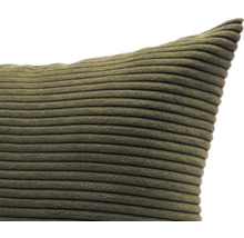 Kissen aus geripptem Cordstoff