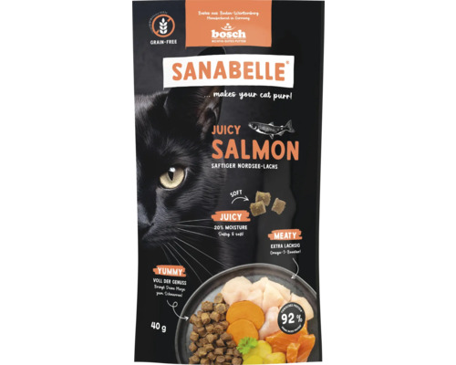 Sanabelle Juicy Salmon Katzenfutter Verpackung