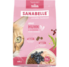 Sanabelle Adult Huhn und Blaubeeren Katzenfutter, 400 Gramm Packung