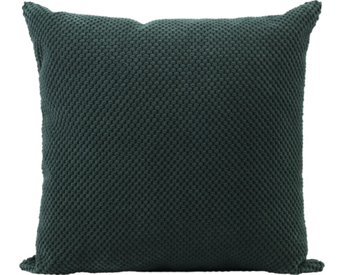 Quadratisches Dekokissen mit Strickmuster