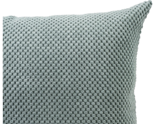 Quadratisches Zierkissen mit Strukturmuster
