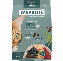 Sanabelle Outdoor mit Ente und Blaubeeren Katzenfutter 400g