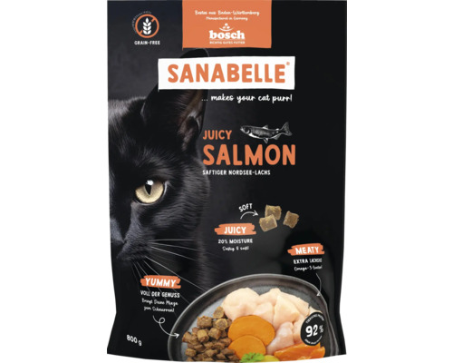 Sanabelle Juicy Salmon Katzenfutter in einer 800-Gramm-Packung