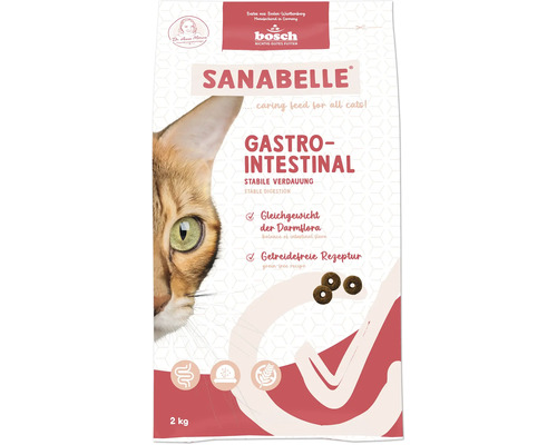Katzenfutter trocken SANABELLE Gastrointest 2 kg Sanabelle Gastro Intestinal Katzenfutter 2 Kilogramm