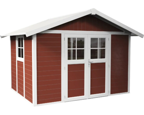 Gartenhaus mit Doppeltür und Fenster