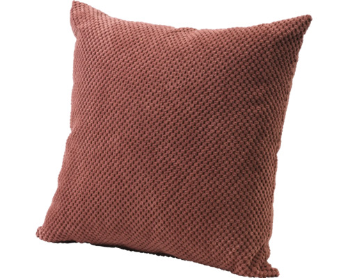 Quadratisches Zierkissen mit Strickmuster