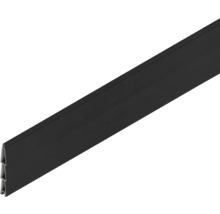 Dunkle Aluminium Abschlussschiene