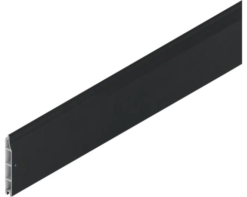 Lamelle Osmo Alu-Fence 184 x 1,9 x 14,5 cm anthrazit Kunststoff-Abschlussprofil