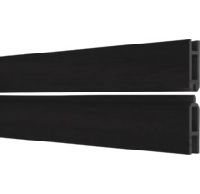 Zwei Zaunprofile zur Gartengestaltung