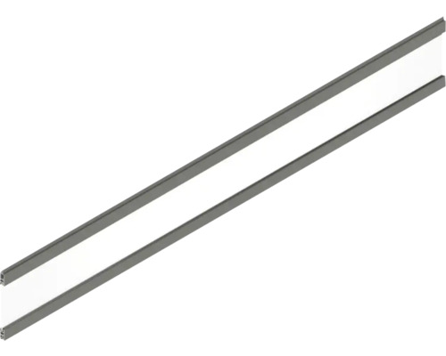 Lamelle Osmo Alu-Fence Creativ Glas 184 x 1,9 x 28 cm grau Aluminiumprofil für Heimwerker und Bauprojekte