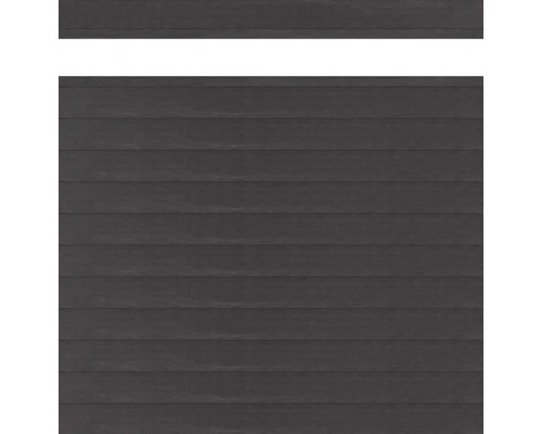 Sichtschutz Osmo Multi-Fence Creativ 180 x 186 cm anthrazit Holzfassade mit Nut- und Federprofil