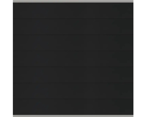 Garagentor mit horizontaler Paneelstruktur