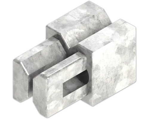 Profilverbinder Osmo Flex-Fence für gekürzte H-Profile 2 Stück Rohrverbinder aus Stahl