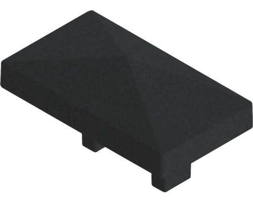 Pfostenkappe Osmo Wandanschlusspfosten 6 x 4 cm anthrazit Pfostenkappe für Zaunpfosten