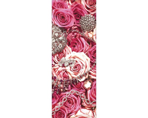 Glasbild A sea of roses 30x80 cm