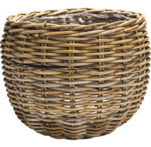 Geflochtener Pflanzkorb aus Rattan