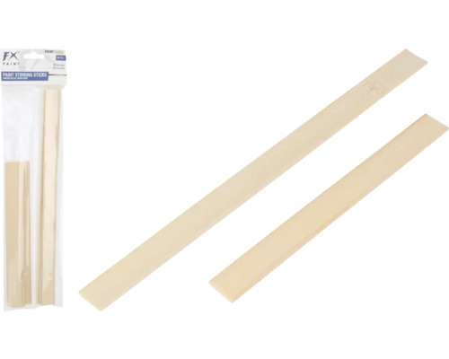Holzfarbenmischstäbe, Sechs Stück