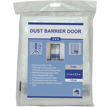 Staubschutztür aus Folie, 1,2 Meter mal 2,2 Meter