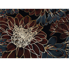 Blumentapete mit floralem Muster