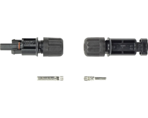 Steckverbinder für Solarmodule mit Stiftkontakten