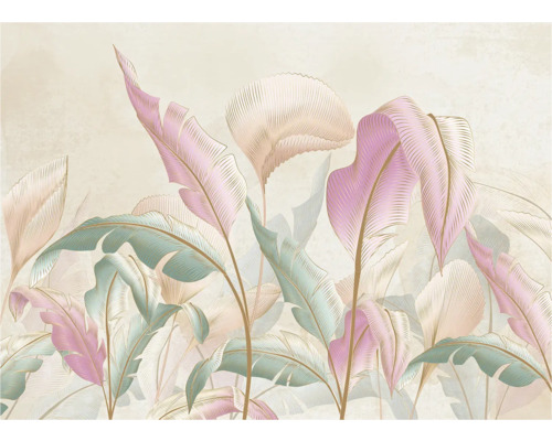 Illustration von Blättern für Wandgestaltung