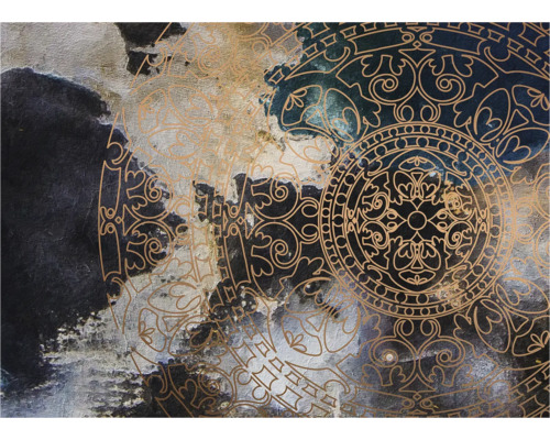 Abstraktes Wandbild mit Ornamenten für eine individuelle Raumgestaltung