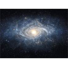 Spiralgalaxie im Weltraum mit Sternen