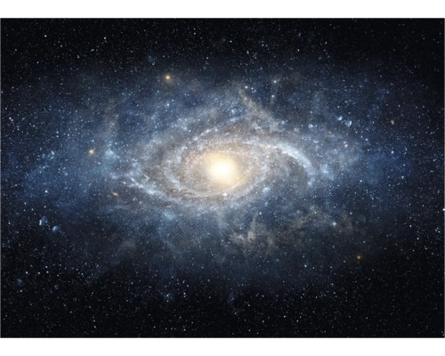 Spiralgalaxie im Weltraum mit Sternen