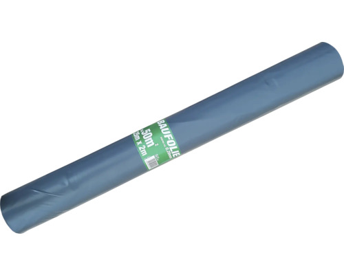 Rolle Baufolie 50 Quadratmeter, 2 Meter mal 25 Meter