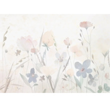 Blumenwiese als Wanddekoration