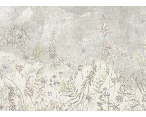 Tapete mit Wildblumenmuster für eine natürliche Wandgestaltung