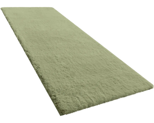 Rechteckiger Teppich mit hohem Flor