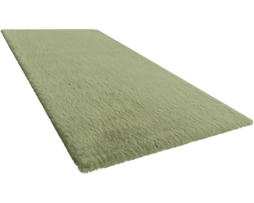 Rechteckiger Teppich mit Flor