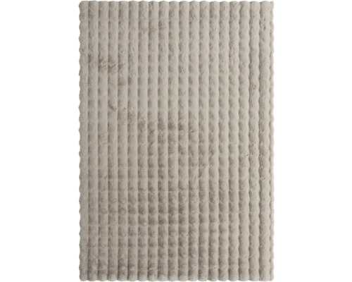 Teppich Romance Bubble hellbraun 160x230 cm Textiles Flächenstück mit gerippter Textur