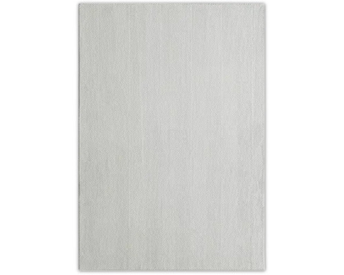 Teppich Nela Linos hellgrau 140x200 cm Teppich mit Fischgrätenmuster
