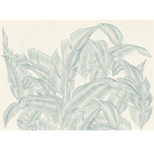 Illustration von Bananenblattmotiv für Wandgestaltung
