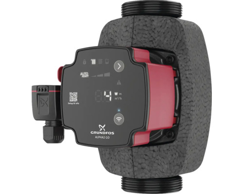 Grundfos Alpha2 GO Heizungspumpe mit Dämmung