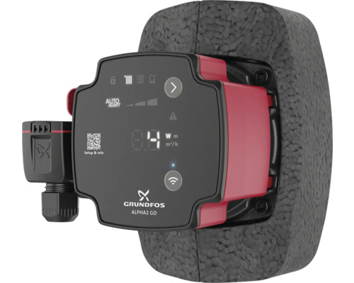 Grundfos Alpha2 GO Heizungspumpe mit Dämmgehäuse