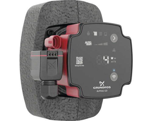Grundfos Alpha 2 Go Heizungspumpe mit Dämmung