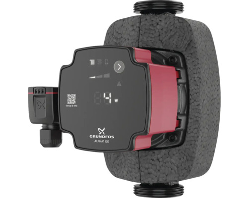 Grundfos Alpha1 Go Heizungspumpe mit Wärmedämmung