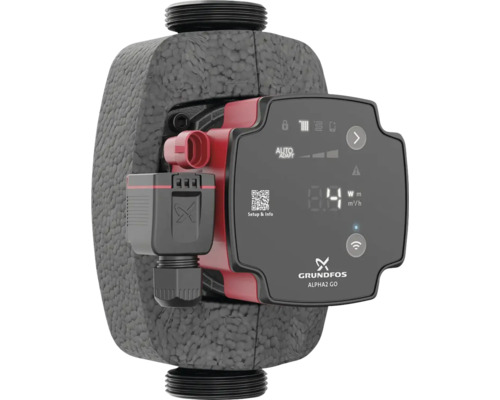 Grundfos Alpha 2 Heizungspumpe mit Dämmung