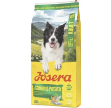Josera Hundefutter mit Lachs und Kartoffel für ausgewachsene Hunde aller Größen